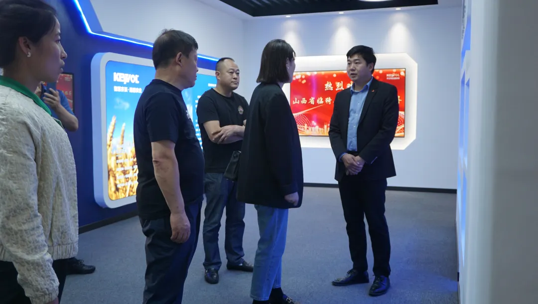 山西省臨猗縣政府領導一行蒞臨我司考察指導